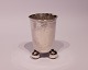 Small cup on 
round feet 
decorated with 
chasings in 830 
silver from the 
start of the 
18th ...