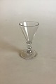 Holmegaard Old 
Smooth Anglais 
glass.
Measures 13cm 
/ 5 1/8".