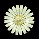 A. Michelsen. 
Gilded Sterling 
Silver Daisy 
Brooch with 
White Enamel. 
43mm
Crafted by A. 
...