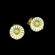 A. Michelsen. 
Gilded Silver 
Daisy Ear Clips 
with White 
Enamel. 11mm
Crafted by A. 
Michelsen ...