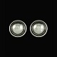 Georg Jensen. 
Sterling Silver 
Ear Clips #86. 
1933-44 
Hallmarks.
Design by 
Harald Nielsen 
1892 - ...