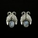 Georg Jensen. 
Sterling Silver 
Ear Clips with 
Moonstone #108.
Design by 
Georg Jensen 
1866 - ...