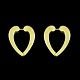 Danish 18k Gold 
Heart Earrings. 
1960s
Stamped with 
JB, 750.
2 x 1,7 cm. / 
0,79 x 0,67 ...
