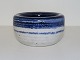 Hjorth art 
pottery from 
the island 
Bornholm.
Small blue and 
white bowl 
signed by 
artist UH ...