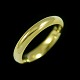 Georg Jensen. 
18k Gold Ring.
Stamped with 
post 1945 
stamps (dotted 
oval) & 750.
Size 53 mm - 
...