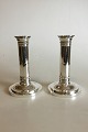 Georg Jensen 
Sterling Silver 
A pair of 
Candlesticks No 
454A. Designed 
by Johan Rohde. 
Measures ...