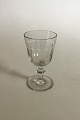 Holmegaard 
Danish glass 
Christian VIII 
Wine Glass. 
Measures 14.2 
cm / 5 19/32 
in.