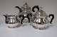 Halberstadt. 
Teaservice. 
Sterling (925). 
Comprising 
teapot, sugar 
bowl and 
creamer. 
Unusually ...