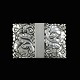 Georg Jensen. 
Sterling Silver 
Belt Buckle 
#66A. 1933-44 
Hallmarks
Design by 
Georg Jensen 
1866 - ...