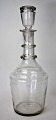 Danish carafe 
in clear glass, 
19th century 
with stopper. 
Height: 29.5 
cm.