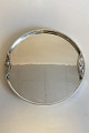 Georg Jensen 
Sterling Silver 
Round Serving 
Tray with 
handles No 483.
Measures 34.5 
cm / 13 ...