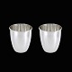 Georg Jensen. A 
pair of 
hammered 
Sterling Silver 
Cups  #372B - 
1933-1944 
Hallmarks.
Designed by 
...