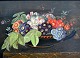 Danish artist 
(20th ann.): 
Flowers on a 
dish. Oil on 
plate. 25 x 33 
cm.
Framed.
Copy after I.L 
...