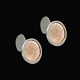 Christian 
Frederik Heise 
- Copenhagen. 
14k white and 
rose gold 
Cufflinks.
Designed and 
crafted ...