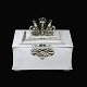Kay Bojesen 
1886-1958. 
Silver 
Cigarette Box 
with Ivory and 
Gold. 
Inside with 
...