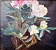 Funen artist, 
ca.1900: 
Flowering 
shrub. Oil on 
canvas. 
Unsigned. 44 x 
49 cm.
Framed.