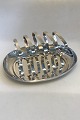 Georg Jensen 
Sterling Silver 
Toast Rack and 
Tray No 1183 
Rack H 
7cm/2.75" L 
12.8 cm/12.03" 
W ...