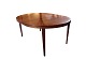 Large dining 
table with 3 
extension 
leaves of 
rosewood 
designed by 
Severin Hansen 
for Haslev ...