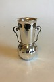 Georg Jensen 
Sterling Silver 
Vase with to 
Handles No 521. 
Desogned by 
Gustav 
Pedersen. From 
...