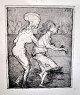 Danish artist 
(20th century) 
From Figaro. 
Etching. 
Unsigned. 14 x 
11 cm.
In the press 
number: ...