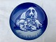 Bing & 
Grondahl, 
Mother's Day 
Platte, 1969, 
Cocker Spaniel 
with puppies, 
18cm in 
diameter, ...