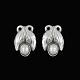 Georg Jensen. 
Sterling Silver 
Ear Clips #108.
Design by 
Georg Jensen 
1866 - 1935.
Made in ...