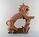 Helge 
Christoffersen 
colossal unique 
figure of cat.
High quality 
sculpture in 
earthenware / 
...