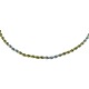 Gold jewellery. 

A necklace of 
14k gold and 
white gold, 
twisted. L. 
41,5 cm.  
Antik ...