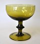 Green Champagne 
bowls, 20th 
century 
Denmark. 
Height: 12 cm. 
Dia: 10 cm.
Pt. 3 pcs. in 
stock.