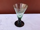 KastrupGlassworks, 
AaseGlas with 
black foot, 
White wineGlass 
with green 
bowl, 11.5cm 
tall, 7.3cm ...
