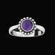 Georg Jensen. 
Sterling Silver 
Ring with 
Amethyst # 9B - 
Moonlight 
Blossom
Designed by 
Georg ...