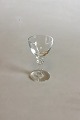 Holmegaard 
Kronborg 
without 
decoration 
Schnapps Glass 
. Designed by 
Jacob Bang. 
Measures 9.4 cm 
...