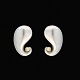 Georg Jensen. 
Sterling Silver 
Ear Clips with 
18k Gold #398 - 
Anne Schiang.
Design by Anne 
...