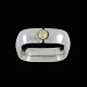 Georg Jensen. 
Sterling Silver 
Ring with 18k 
Gold #252
Stamped with 
post-1945 GJ 
Hallmarks. ...