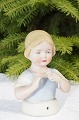 Half doll girl 
biscuit  
figurine. Half 
pin cushioon 
doll, Height 6 
cm. 2 1/2 
inches. Fine 
...