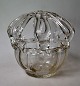 Bridal crown, 
clear glass, 
20th century 
Denmark. H: 12 
cm. Diameter: 3 
cm.
Made as glass 
cheat ...