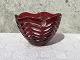 Red crystal 
bowl, lead 
crystal, 14cm 
high, 20cm in 
diameter, Made 
in Germany * 
Perfect 
condition *