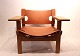 The Spanish 
chair, model 
BM2226, 
designed by 
Børge Mogensen 
in 1958. The 
chair is in oak 
and ...