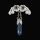 Evald Nielsen 
1879 - 1958. 
Art Nouveau 
Silver Brooch 
with Lapis 
Lazuli
Designed and 
crafted by ...
