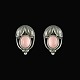 Georg Jensen. 
Sterling Silver 
Ear Clips Of 
The Year 2003 
with Rose 
Quartz - 
Heritage
Based on ...