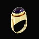 Just Andersen. 
14k Gold Ring 
with Amethyst. 
1960s
Designed and 
crafted by Ib 
Just Andersen 
...