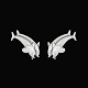 Georg Jensen. 
Sterling Silver 
Dolphin 
Earscrews #129 
- Arno 
Malinowski
Designed by 
Arno ...