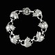 Georg Jensen. 
Sterling Silver 
'Tulip' 
Bracelet #100B. 
19,5 cm.
Designed by 
Georg Jensen 
...