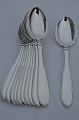 Danish silver 
with toweres 
marks / 830s. 
Flatware, 
Pattern no. 1. 
Dessert spoon, 
length 18.2cm. 
...