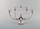 Harald Nielsen 
for Georg 
Jensen. Art 
deco "Pyramid" 
candelabra in 
sterling 
silver. Dated 
...
