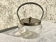 Candy dish, 
glass with a 
grinding and 
metal fitting, 
10cm high 
(incl. Lid 
without handle) 
13cm ...