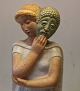 Sv. Lindhart 
Melpomene 
skulptur 42 cm 
Melpomene mask; 
the Greek 
actress who was 
the Muse of the 
...