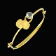 Gail Spence. 
18k Gold Bangle 
with Moonstone.
Designed by 
Gail Spence (b. 
1949) and 
crafted by ...