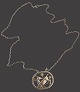 Pendant with 
chain
Georg Jensen, 
stemplet GJ 
(1933-44) no. 
95
Sterling 925 S
4,5 cm x 3,5 
...