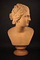 Old terracotta 
bust made by 
Peter Ibsen 
(1880-1915) 
Stamped 
"Exclusivity 
P.Ibsen, 
Copenhagen ...